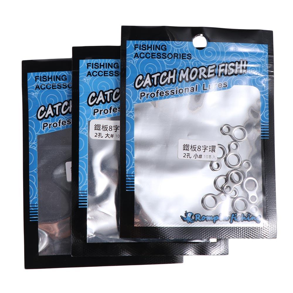Fishing Hook Jig - 10 szt. Stal nierdzewna Pierścienie wędkarskie