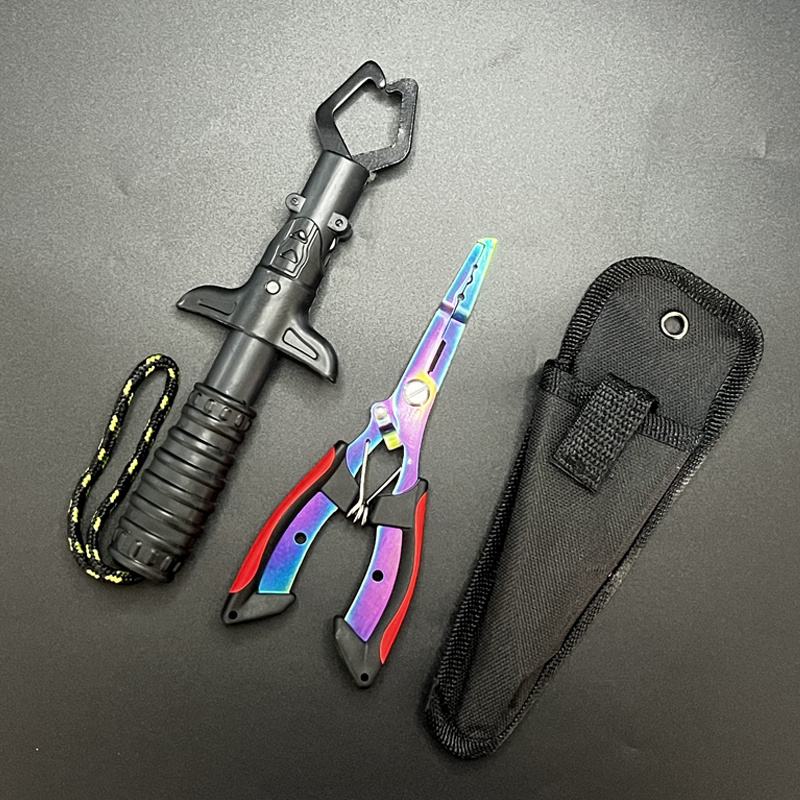 Fishing Hook Sharpener - Zestaw szczypiec wędkarskich i chwytaków, chwytak