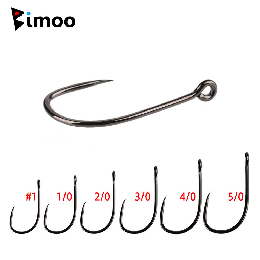 Fishing Hook Barbless - 20 sztuk # 1 1/0 2/0
