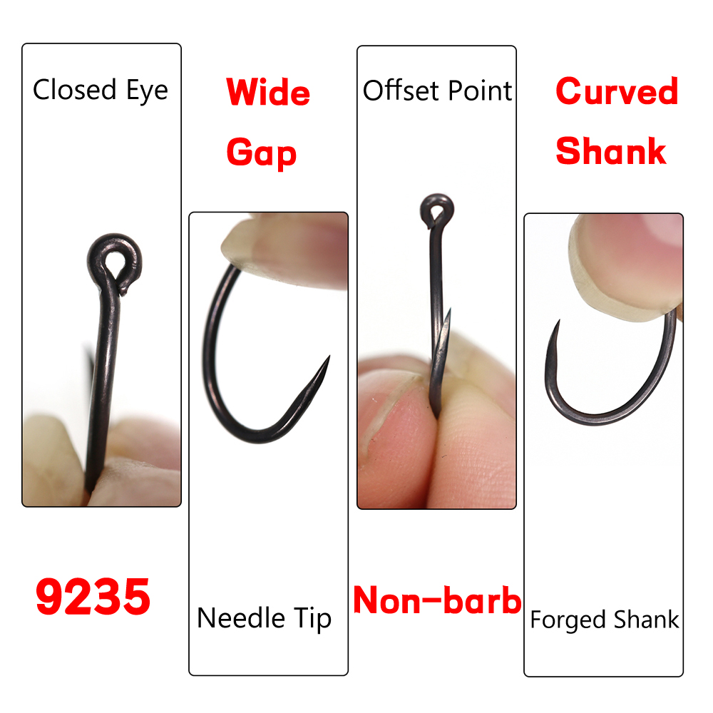 50 SZT. Matowe Czarne Haczyki  – Fishing Hook Assortment recenzja i cena