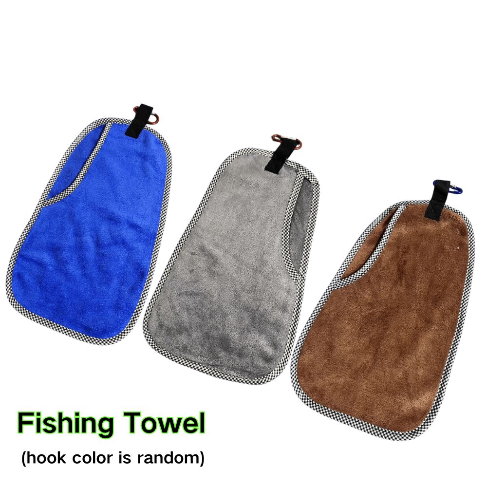 Ręcznik wędkarski z haczykiem, – Fishing Hook Size recenzja i cena