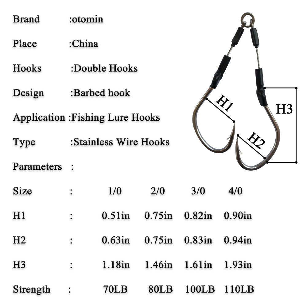 2 pary/worek powolny szybki ha – Fishing Hook Assortment recenzja i cena