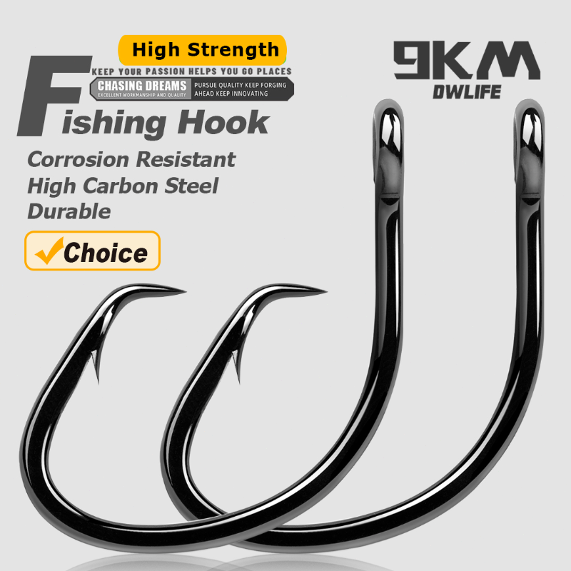 9KM Circle Hooks 25~50Pcs Salt – Fishing Hook Barbless recenzja i cena