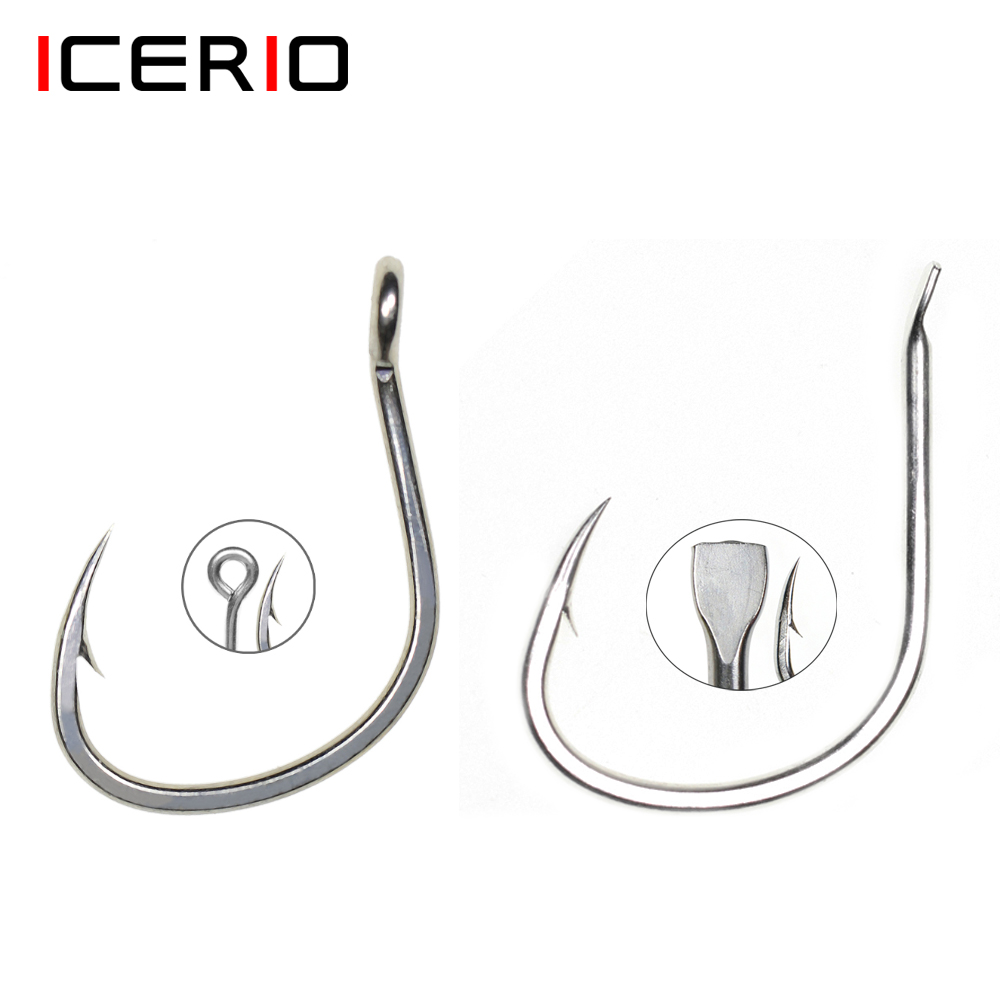 ICERIO 10 sztuk matowa powłoka – Fishing Hook Barbless recenzja i cena