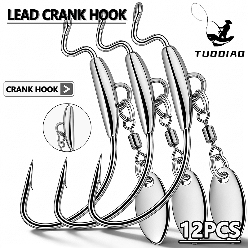 [TUODIAO] Zestaw główek jigowy – Fishing Hook Weedless recenzja i cena