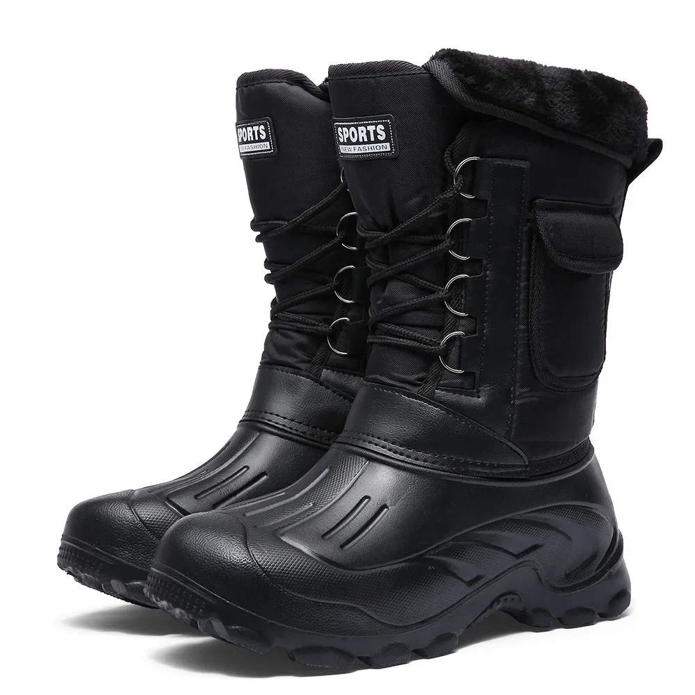 Męskie zimowe buty śniegowe, b – Fishing Hook Size recenzja i cena