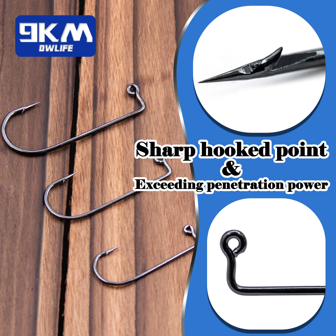 Haczyk wędkarski 50 ~ 200 sztu – Fishing Hook Barbless recenzja i cena